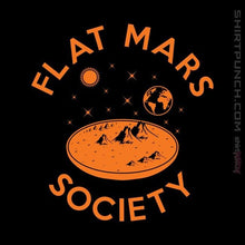 Load image into Gallery viewer, Shirts Magnets / 3&quot;x3&quot; / Black Flat Mars Society
