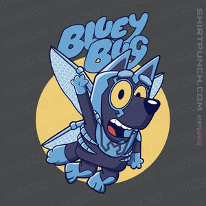 Daily_Deal_Shirts Magnets / 3"x3" / Charcoal Bluey Bug
