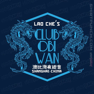 Daily_Deal_Shirts Magnets / 3"x3" / Navy Club Obi Wan