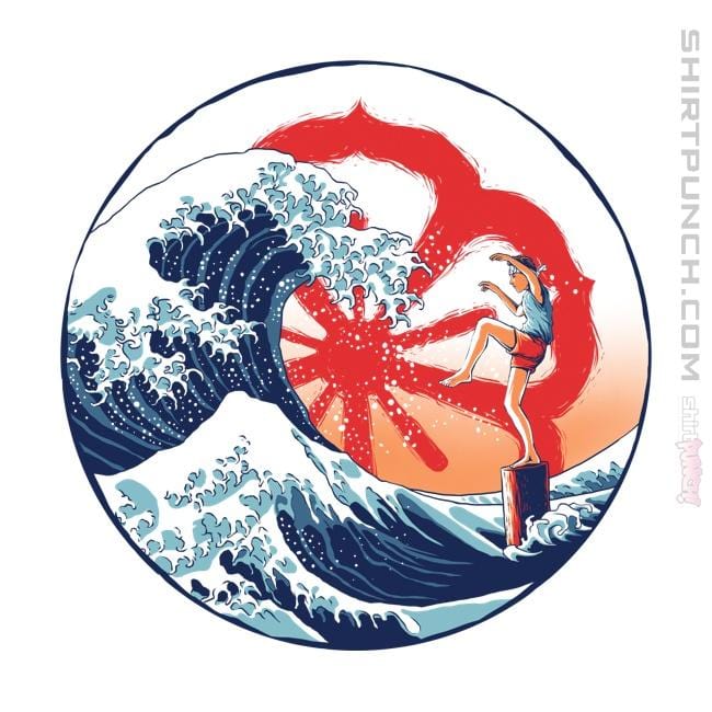 Shirts Magnets / 3"x3" / White The Great Wave Of Miyagi