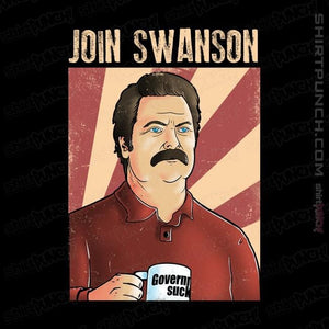 Shirts Magnets / 3"x3" / Black Join Swanson