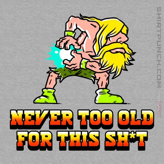 Daily_Deal_Shirts Magnets / 3"x3" / Sports Grey Never Too Old