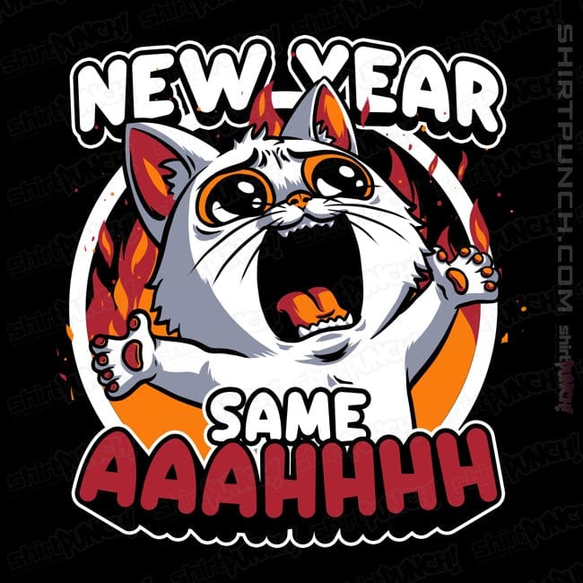 Secret_Shirts Magnets / 3"x3" / Black New Years Despair