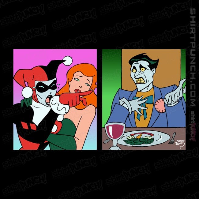 Secret_Shirts Magnets / 3"x3" / Black Quinn Yelling At Joker
