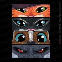 Load image into Gallery viewer, Daily_Deal_Shirts Magnets / 3&quot;x3&quot; / Black Puss In Boots Eyes
