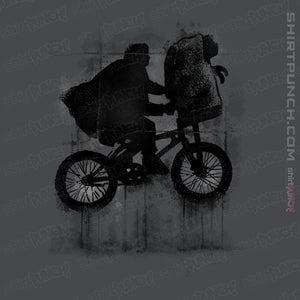 Secret_Shirts Magnets / 3"x3" / Charcoal Boy And Bike