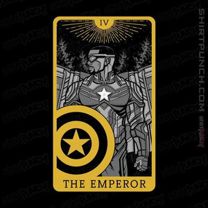 Shirts Magnets / 3"x3" / Black Tarot The Emperor