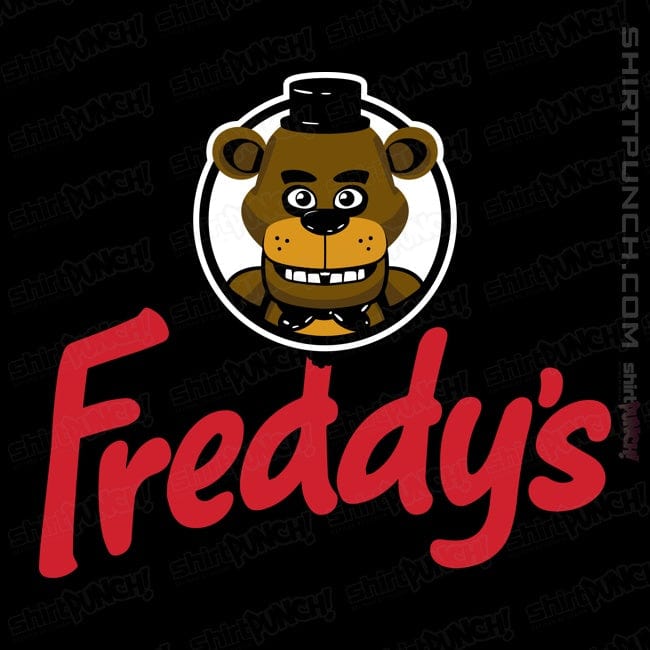 Daily_Deal_Shirts Magnets / 3"x3" / Black Freddy's