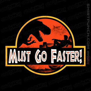 Daily_Deal_Shirts Magnets / 3"x3" / Black Must Go Faster