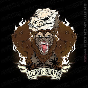 Secret_Shirts Magnets / 3"x3" / Black Lizard Slayer