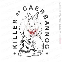 Load image into Gallery viewer, Shirts Magnets / 3&quot;x3&quot; / White Killer Rabbit of Caerbannog
