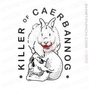 Shirts Magnets / 3"x3" / White Killer Rabbit of Caerbannog
