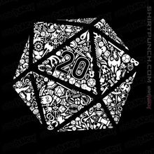 Load image into Gallery viewer, Shirts Magnets / 3&quot;x3&quot; / Black Mosaic D20
