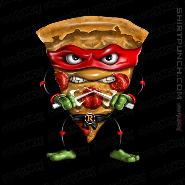 Shirts Magnets / 3"x3" / Black Ninja Pizza