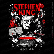 Load image into Gallery viewer, Daily_Deal_Shirts Magnets / 3&quot;x3&quot; / Black King Of Horror
