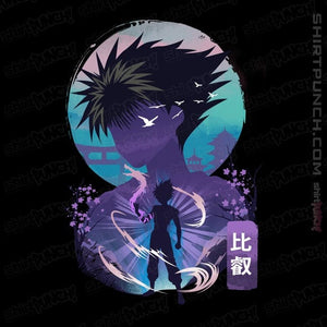 Daily_Deal_Shirts Magnets / 3"x3" / Black Hiei's Dark Dragon