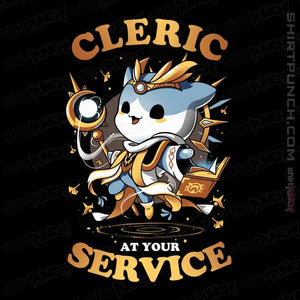 Daily_Deal_Shirts Magnets / 3"x3" / Black Cleric At Your Service