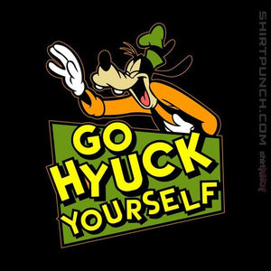 Shirts Magnets / 3"x3" / Black Go Hyuck Yourself