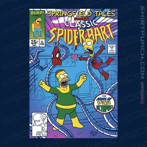 Daily_Deal_Shirts Magnets / 3"x3" / Navy Spider-Bart VS D'ohc Ock