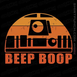 Daily_Deal_Shirts Magnets / 3"x3" / Black Vintage Beep Boop
