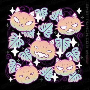 Daily_Deal_Shirts Magnets / 3"x3" / Black Pumpkin Cat Garden