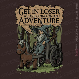 Daily_Deal_Shirts Magnets / 3"x3" / Dark Chocolate Middle Earth Adventure