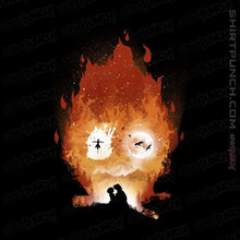Load image into Gallery viewer, Shirts Magnets / 3&quot;x3&quot; / Black Midnight Calcifer
