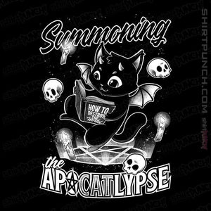 Shirts Magnets / 3"x3" / Black Apocalypse Cat