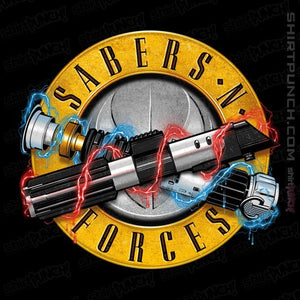 Daily_Deal_Shirts Magnets / 3"x3" / Black Sabers N Forces
