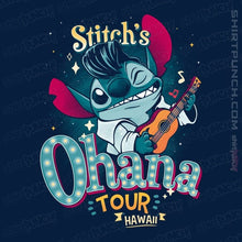 Load image into Gallery viewer, Daily_Deal_Shirts Magnets / 3&quot;x3&quot; / Navy Ohana Tour
