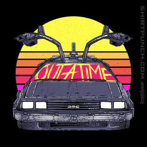 Shirts Magnets / 3"x3" / Black Outatime In The 80s