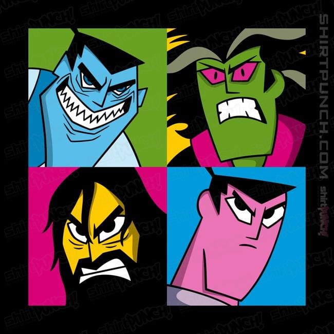 Shirts Magnets / 3"x3" / Black Pop Samurai