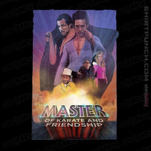 Load image into Gallery viewer, Daily_Deal_Shirts Magnets / 3&quot;x3&quot; / Black Master of Karate And Friendship
