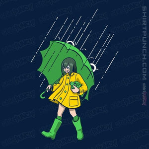 Secret_Shirts Magnets / 3"x3" / Navy Frog Girl