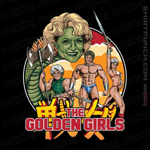 Daily_Deal_Shirts Magnets / 3"x3" / Black Golden Axe Girls