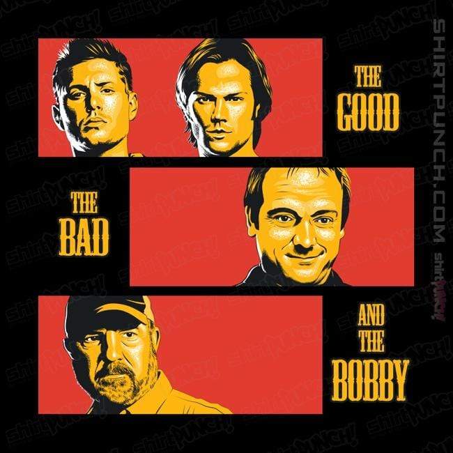 Shirts Magnets / 3"x3" / Black The Good The Bad And The Bobby