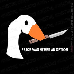 Shirts Magnets / 3"x3" / Black Peace Was Never An Option