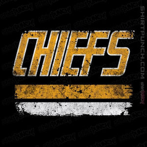 Shirts Magnets / 3"x3" / Black Chiefs Retro