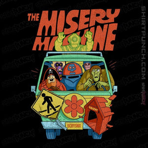 Daily_Deal_Shirts Magnets / 3"x3" / Black The Misery Machine