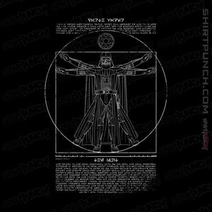 Daily_Deal_Shirts Magnets / 3"x3" / Black Vitruvian Darkside