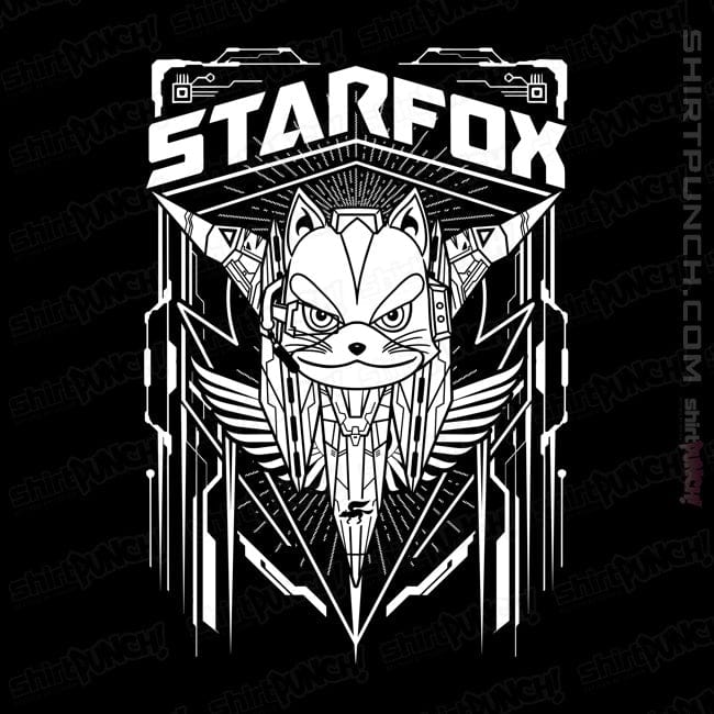 Shirts Magnets / 3"x3" / Black Starfox Crest