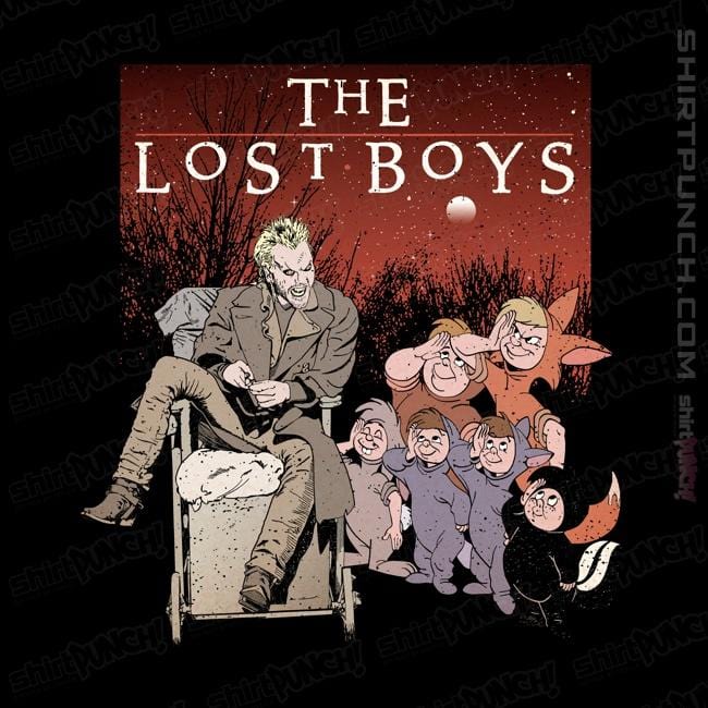 Shirts Magnets / 3"x3" / Black Lost Boys