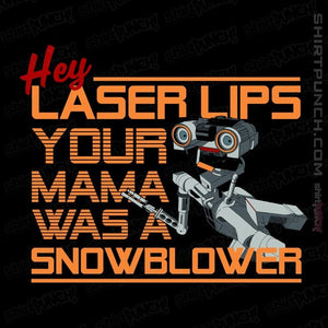 Secret_Shirts Magnets / 3"x3" / Black Hey, Laser Lips!