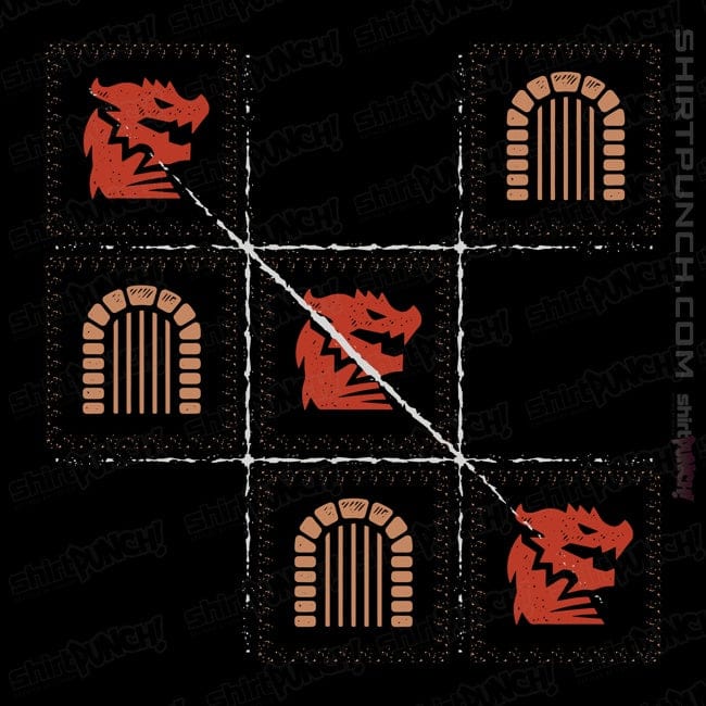 Secret_Shirts Magnets / 3"x3" / Black Three In A Row