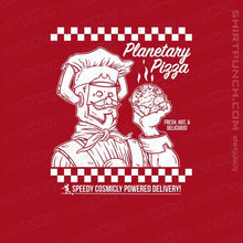 Load image into Gallery viewer, Daily_Deal_Shirts Magnets / 3&quot;x3&quot; / Red Planetary Pizza
