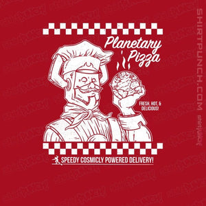 Daily_Deal_Shirts Magnets / 3"x3" / Red Planetary Pizza