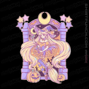 Shirts Magnets / 3"x3" / Black Sailor Halloween Moon