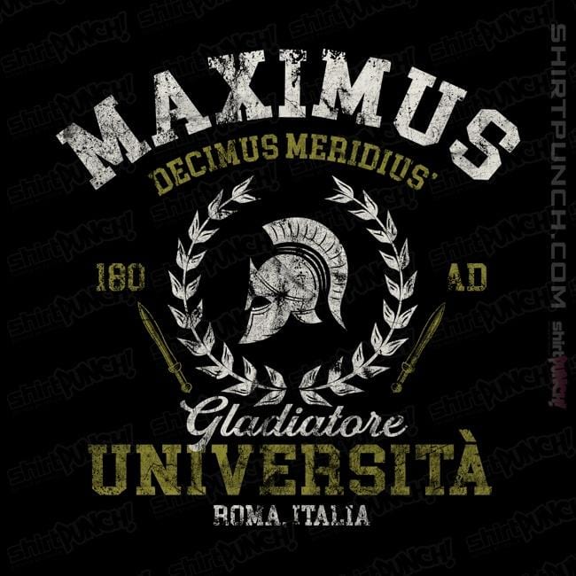 Secret_Shirts Magnets / 3"x3" / Black Maximus University