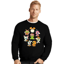 Load image into Gallery viewer, Daily_Deal_Shirts Crewneck Sweater, Unisex / Small / Black Digicute

