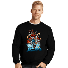 Load image into Gallery viewer, Daily_Deal_Shirts Crewneck Sweater, Unisex / Small / Black Universe Speed
